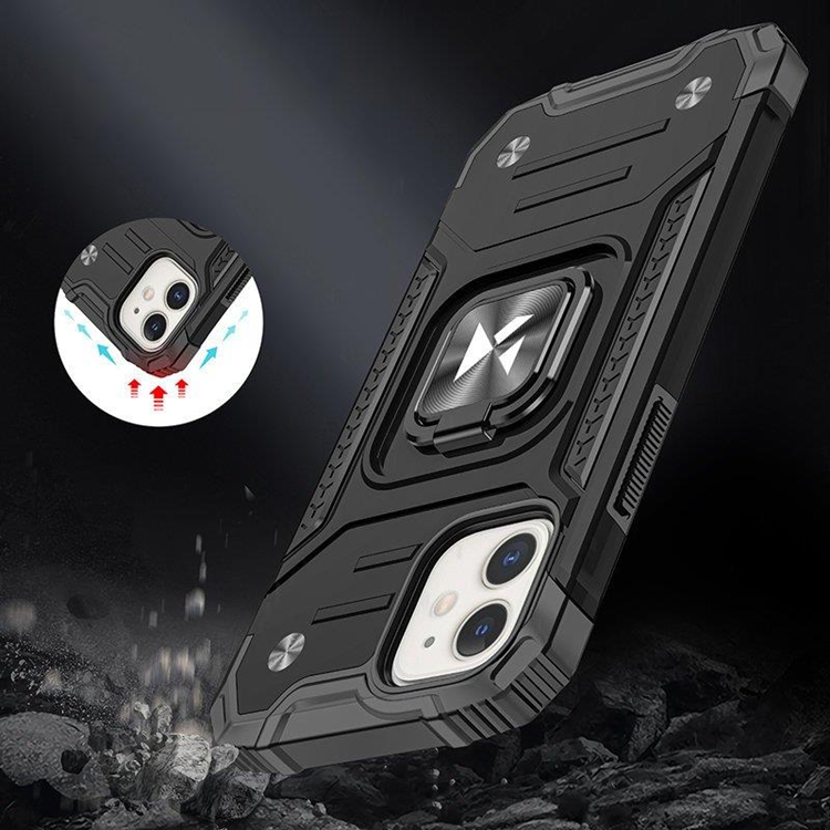 Wozinsky Wozinsky iPhone 14 Plus Skal Ring Armor - Svart