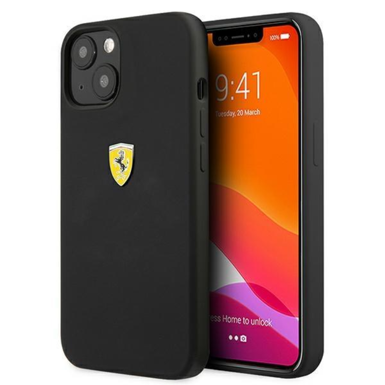 Ferrari Ferrari iPhone 13 Mini Skal Silicone - Svart