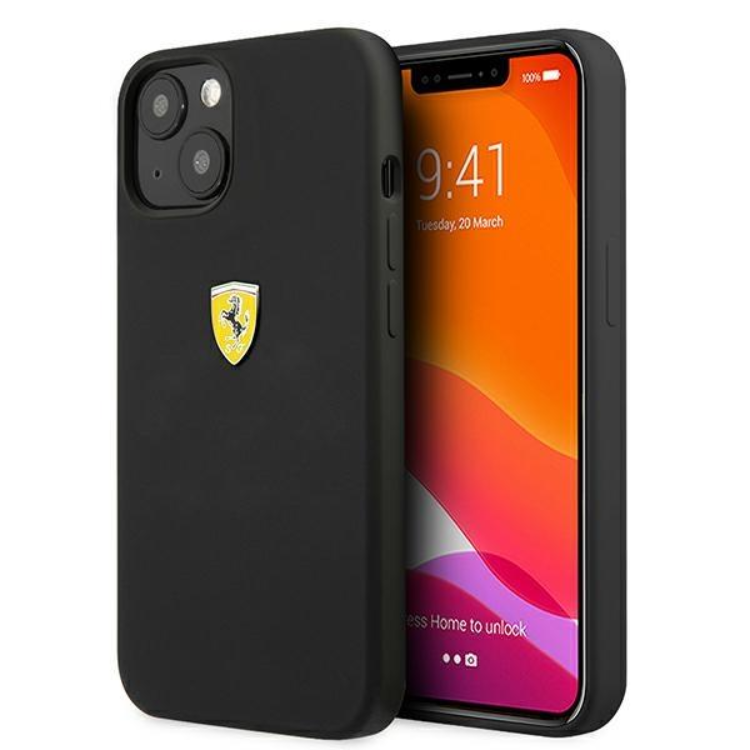Ferrari Ferrari iPhone 13 Skal Silicone - Svart
