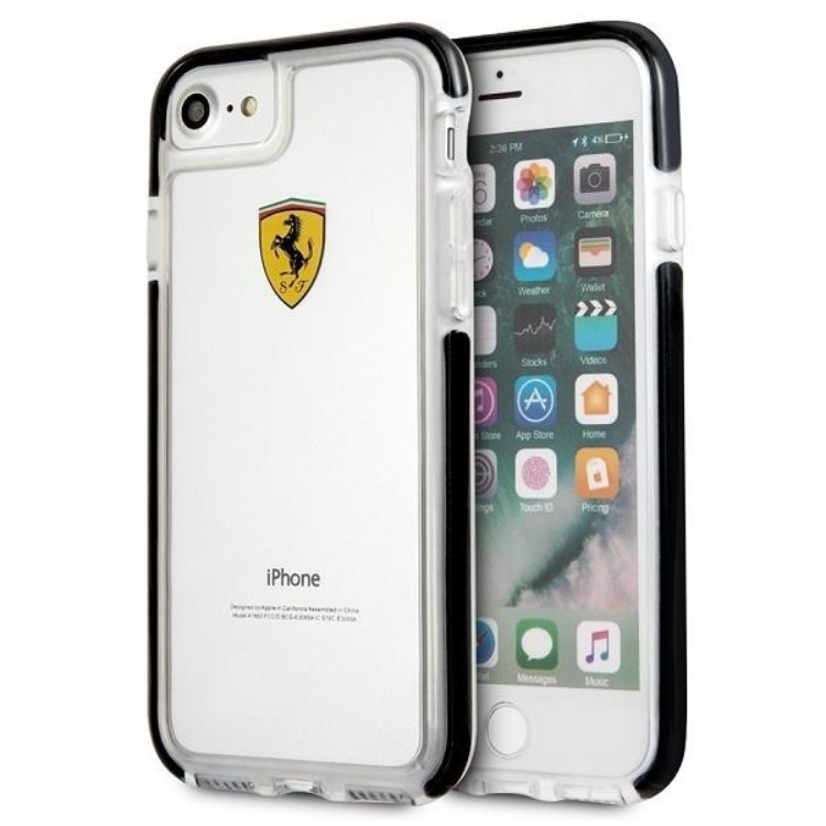 Ferrari Ferrari iPhone 7/8/SE (2020/2022) Skal Shockproof - Transparent