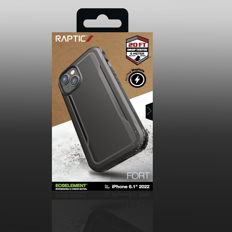 Raptic Raptic iPhone 14 Skal MagSafe Fort Armored - Svart