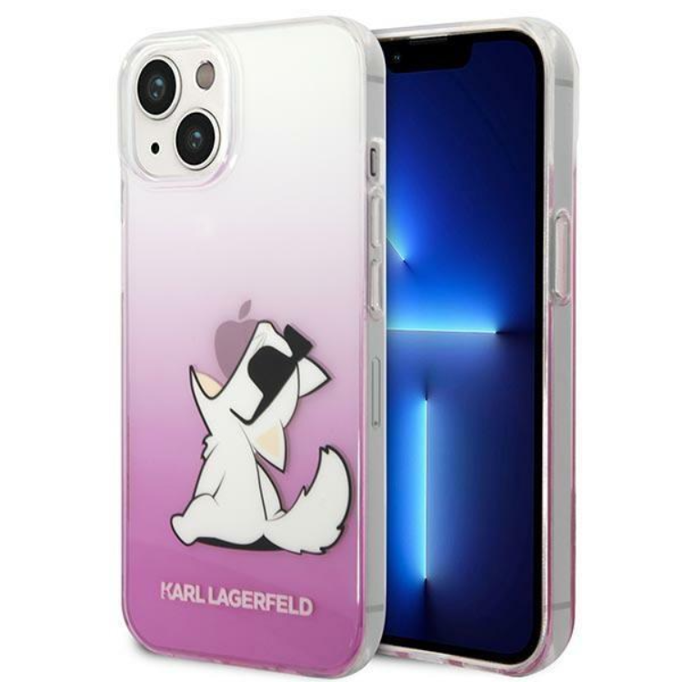 KARL LAGERFELD Karl Lagerfeld iPhone 14 Plus Skal Choupette Fun - Rosa