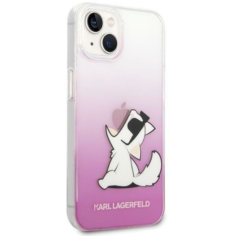 KARL LAGERFELD Karl Lagerfeld iPhone 14 Plus Skal Choupette Fun - Rosa