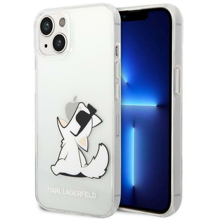 KARL LAGERFELD Karl Lagerfeld iPhone 14 Plus Skal Choupette Fun - Transparent
