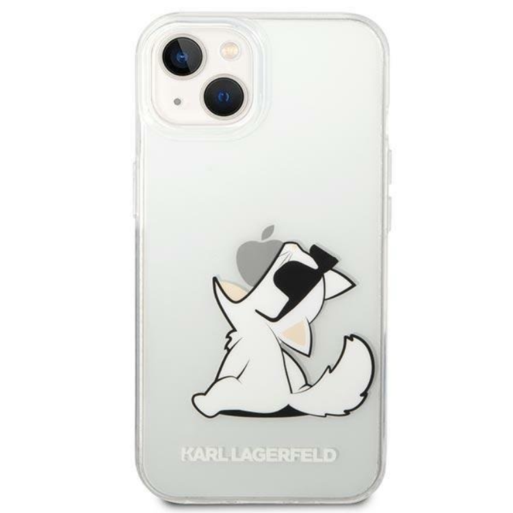 KARL LAGERFELD Karl Lagerfeld iPhone 14 Plus Skal Choupette Fun - Transparent