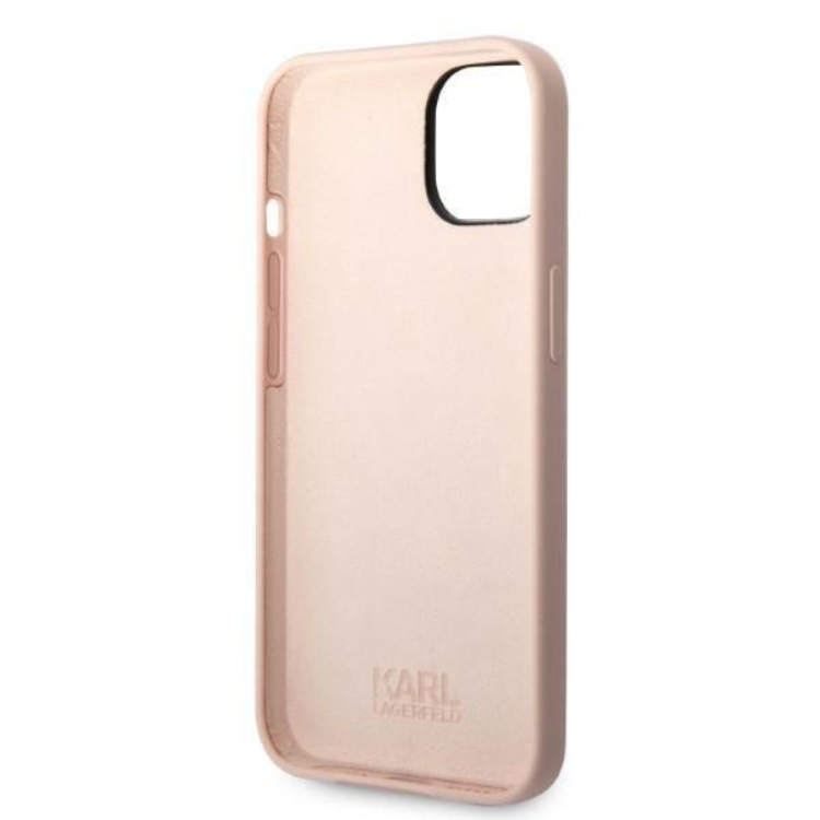 KARL LAGERFELD Karl Lagerfeld iPhone 14 Plus Skal Silicone Ikonik - Rosa