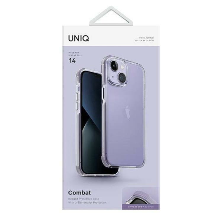 UNIQ UNIQ iPhone 14 Plus Skal Combat - Lila