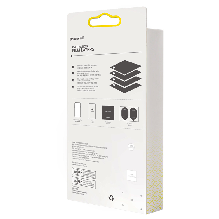 BASEUS Baseus Huawei Honor X30 Härdat Glas 0.3mm Rengörings kit