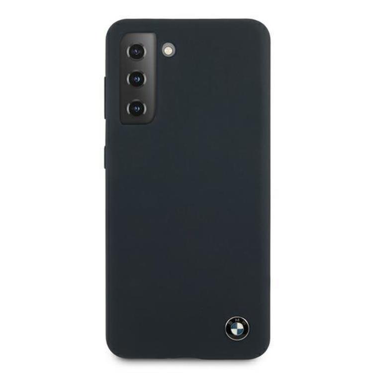 BMW BMW Silicone Signature Skal Galaxy S21 Plus 5G - Marinblå
