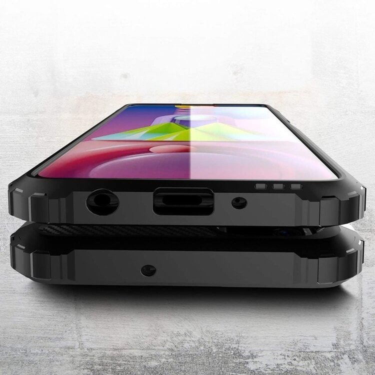 UTGATT1 Hybrid Armor Skal Galaxy M51 - Blå