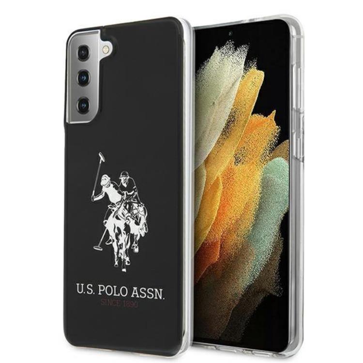US Polo US Polo Shiny Big Logo Skal Galaxy S21 - Svart