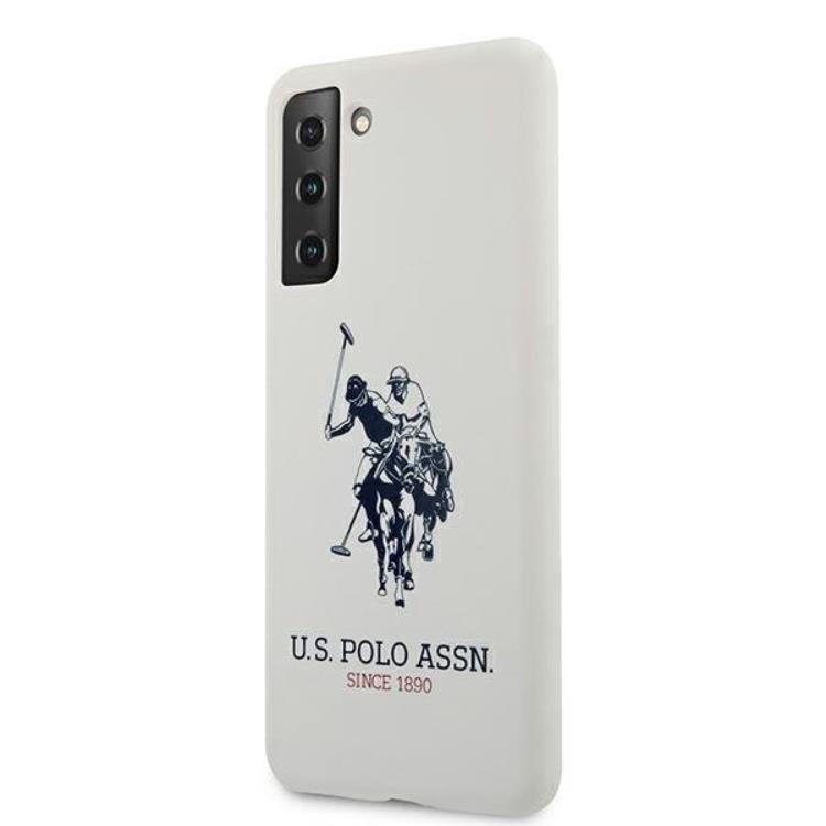 US Polo US Polo Silicone Logo Skal Galaxy S21 Plus - Vit