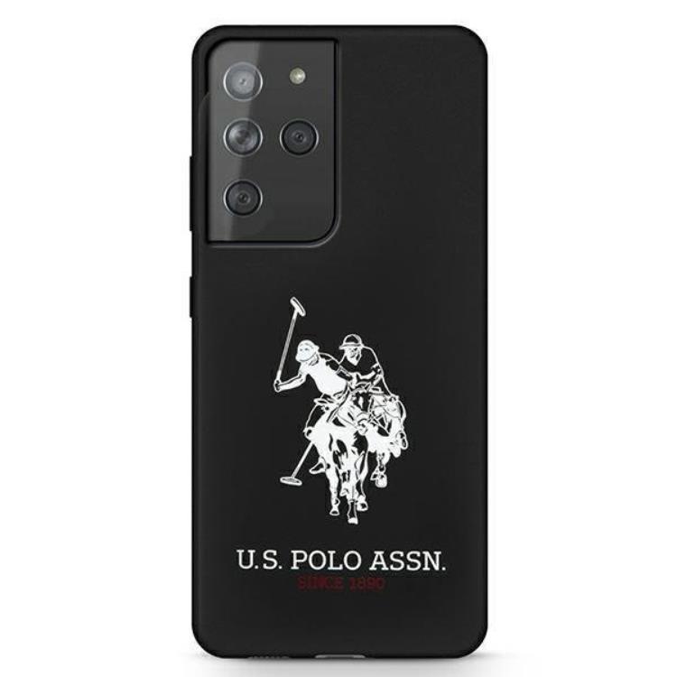 US Polo US Polo Silicone Logo Skal Galaxy S21 Ultra - Svart