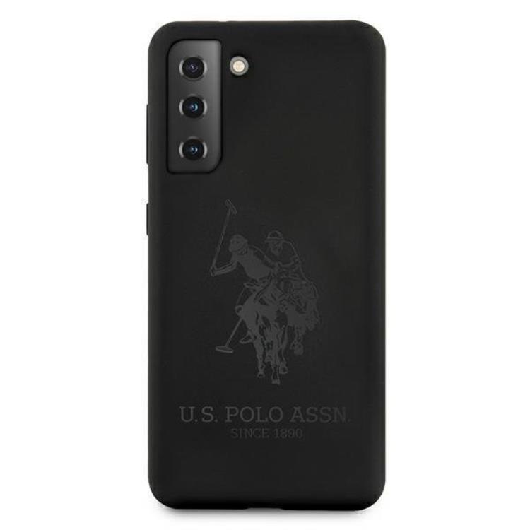 US Polo US Polo Silicone On Tone Skal Galaxy S21 Plus - Svart