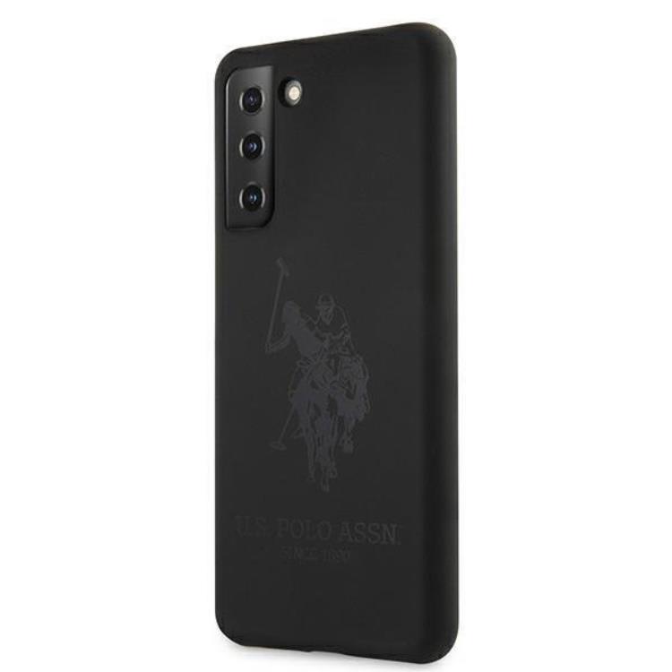 US Polo US Polo Silicone On Tone Skal Galaxy S21 Plus - Svart