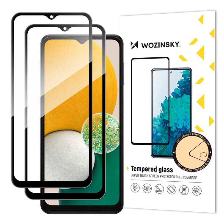 Wozinsky [2 PACK] Wozinsky Härdat Glas Galaxy A13 5G - Svart