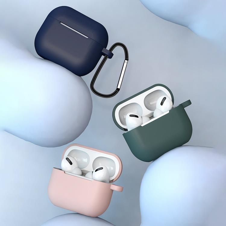 OEM AirPods 3 Skal Silicone Hörlurar Hook - Rosa