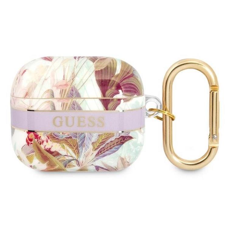 Guess Guess AirPods 3 Skal Flower Strap Collection - Lila