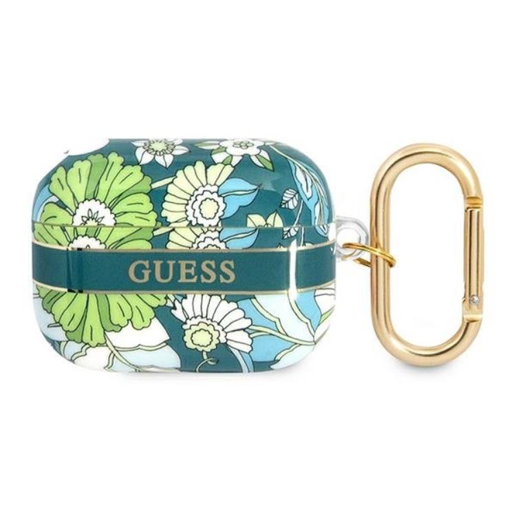 Guess Guess AirPods Pro Skal Flower Strap Collection - Grön