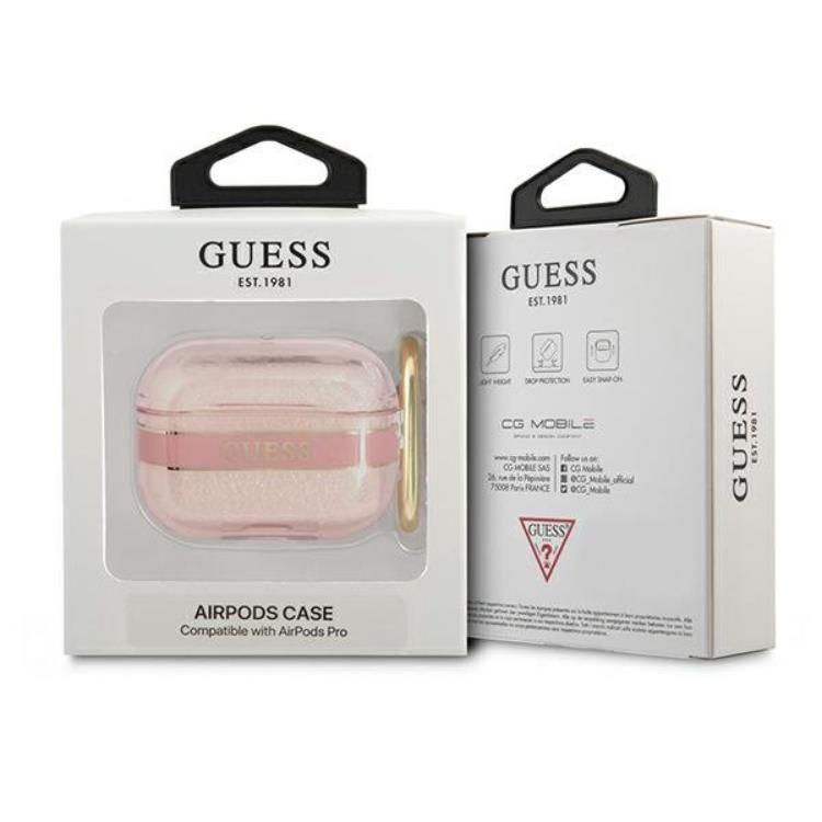 Guess Guess AirPods Pro Skal Strap Collection - Rosa