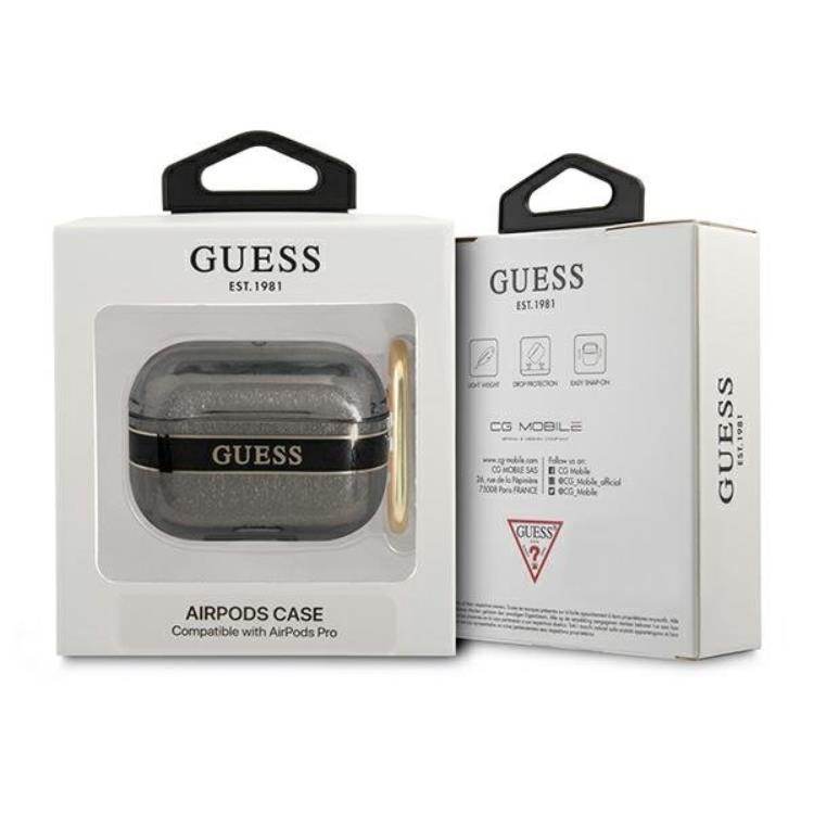 Guess Guess AirPods Pro Skal Strap Collection - Svart