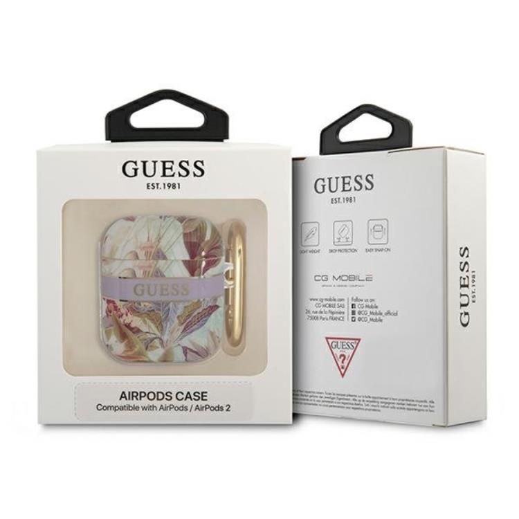 Guess Guess AirPods Skal Flower Strap Collection - Lila
