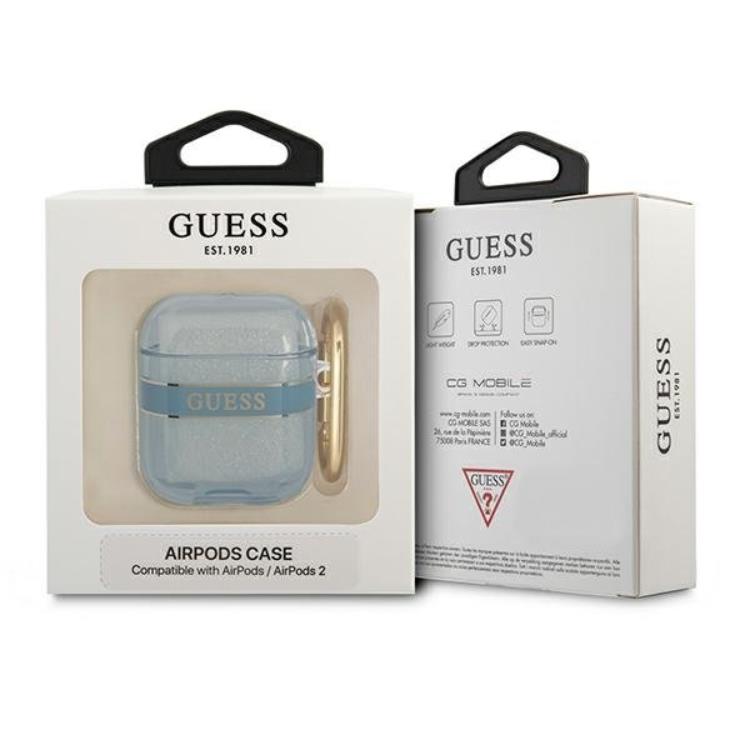 Guess Guess AirPods Skal Strap Collection - Blå