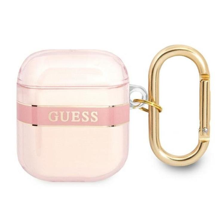 Guess Guess AirPods Skal Strap Collection - Rosa