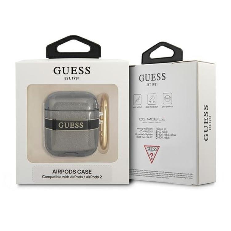 Guess Guess AirPods Skal Strap Collection - Svart
