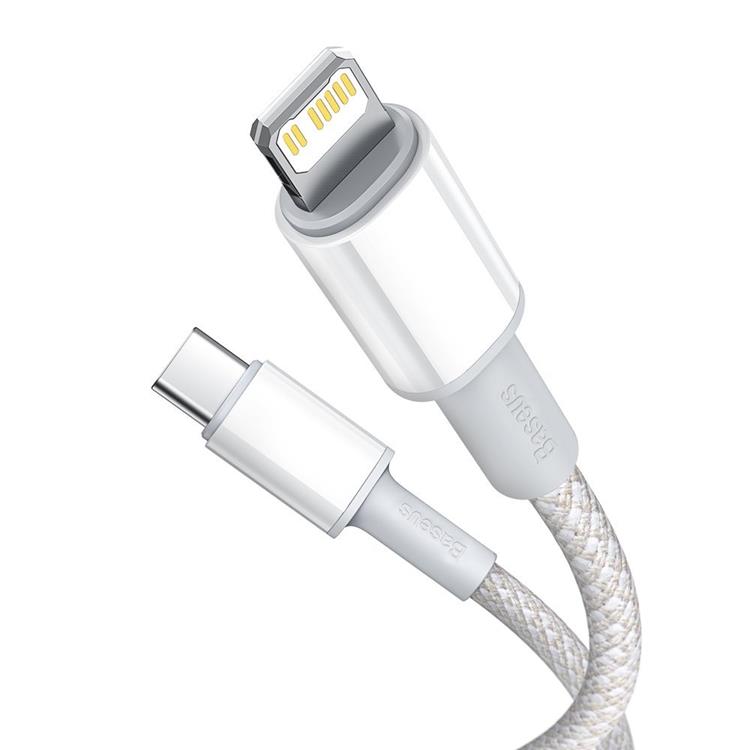 BASEUS Baseus Power USB-C till Lightning kabel 20 W 1m - Vit
