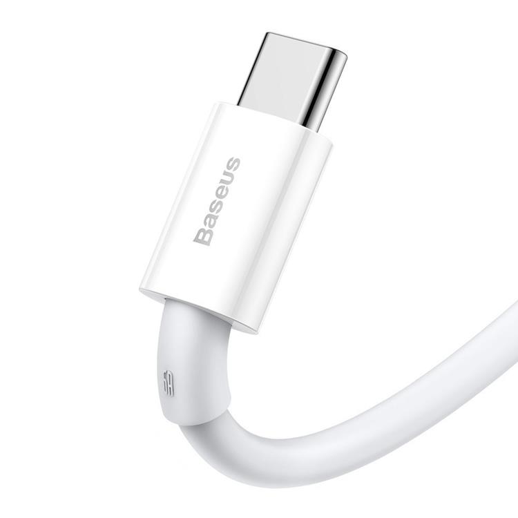 BASEUS Baseus Superior USB-C till USB-A kabel 66 W 1m - Vit