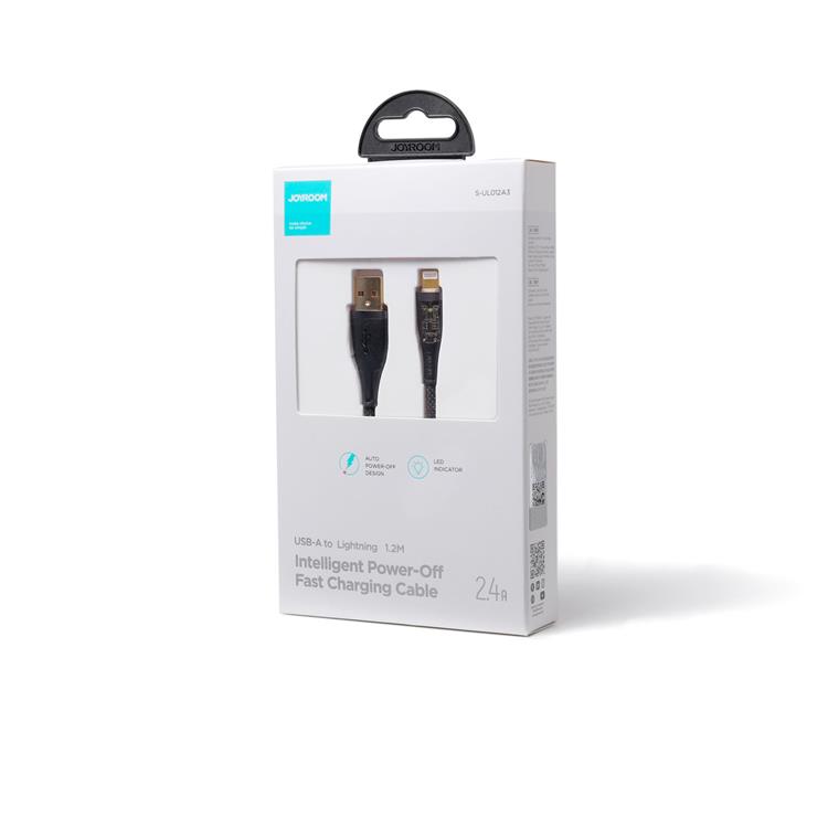 Joyroom Joyroom Fast USB-C till Lightning kabel 2.4A 1.2m - Svart