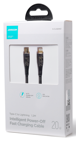 Joyroom Joyroom Fast USB-C till Lightning kabel 20W 1.2m - Svart