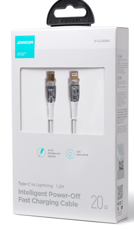 Joyroom Joyroom Fast USB-C till Lightning kabel 20W 1.2m - Vit