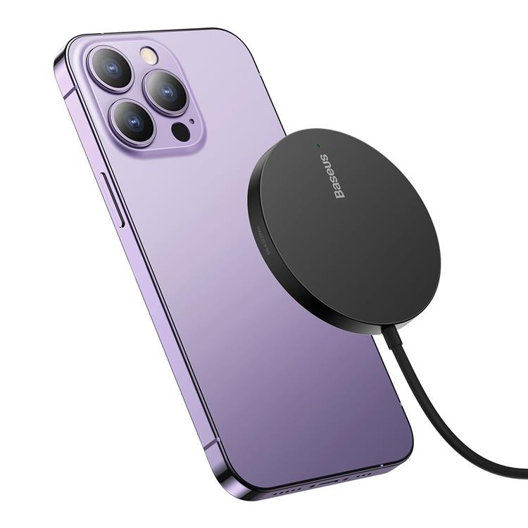 BASEUS Baseus Mini3 Magsafe Trådlös Laddare Induction 15W - Svart