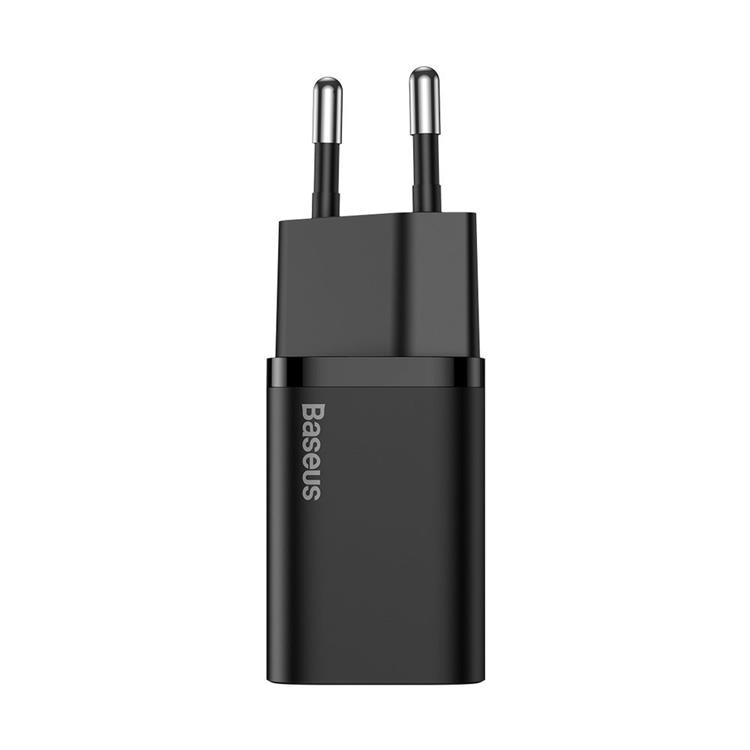 BASEUS Baseus EU Super Väggladdare USB-C Kabel 1m 25W - Svart