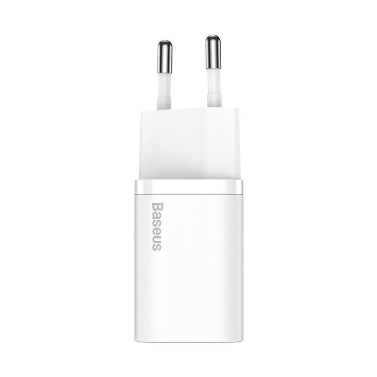 BASEUS Baseus EU Super Väggladdare USB Type-C Kabel 1m 25W - Vit