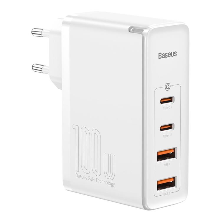 BASEUS Baseus GaN2 Pro Fast Väggladdare USB Type-C 100W - Vit