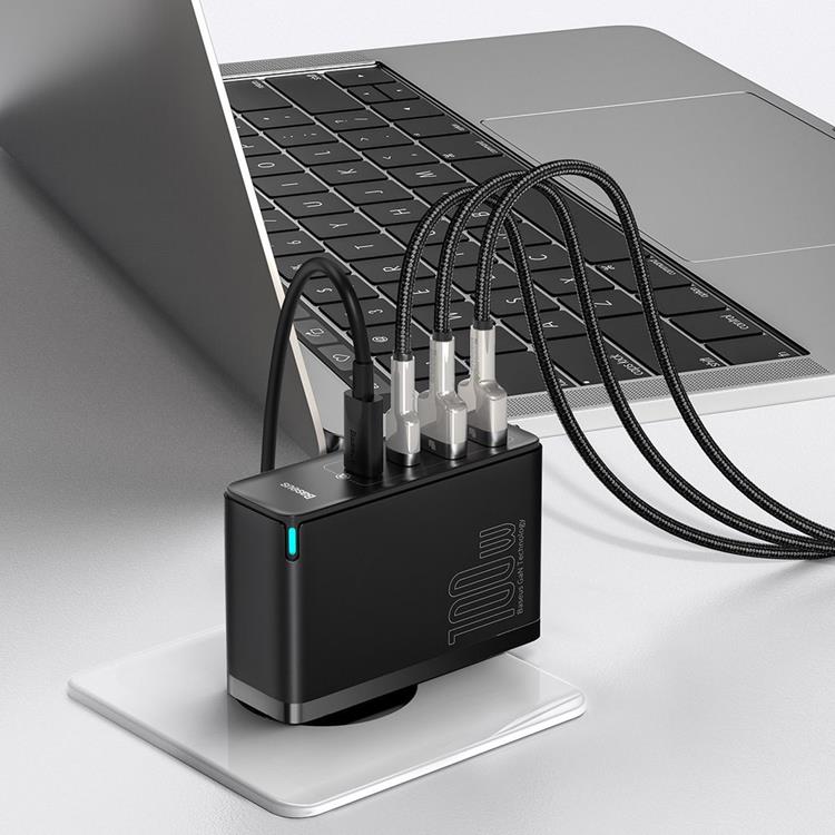 BASEUS Baseus GaN2 Pro Väggladdare USB Type-C 100W - Svart