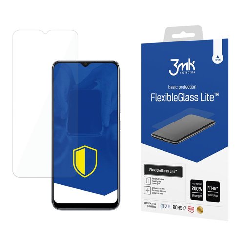 3MK 3MK Realme C21 Hybrid Okrossbart Glas FlexibleGlass Lite