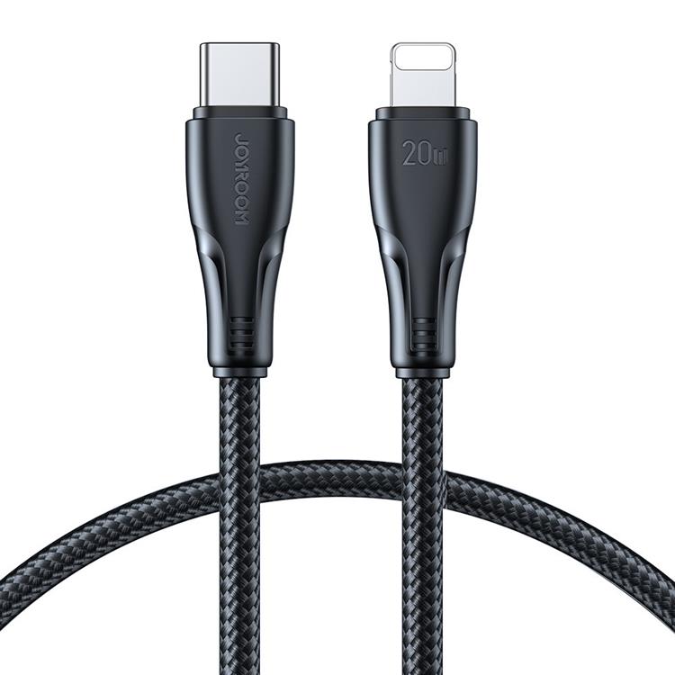 Joyroom Joyroom USB-C till Lightning kabel 20W 0.25m - Svart