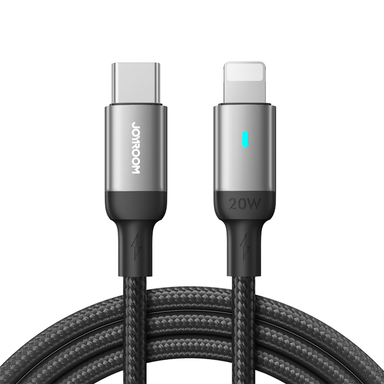 Joyroom Joyroom A10 USB-C till Lightning kabel 20W 1.2m - Svart