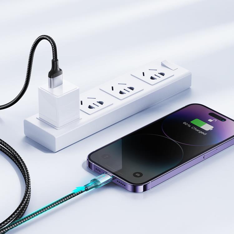 Joyroom Joyroom A10 USB-C till Lightning kabel 20W 1.2m - Svart