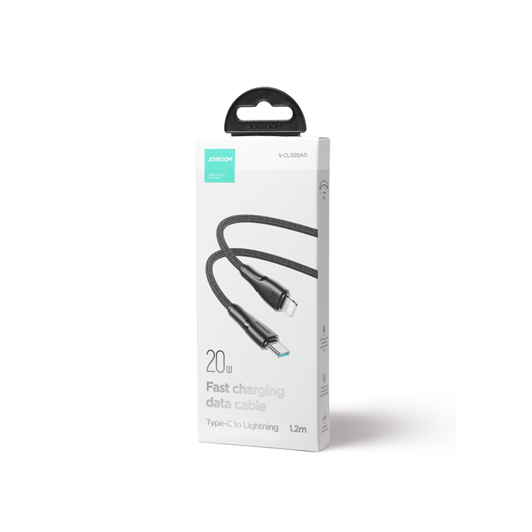 Joyroom Joyroom Surpass USB-C till Lightning kabel 20W 1.2m - Svart