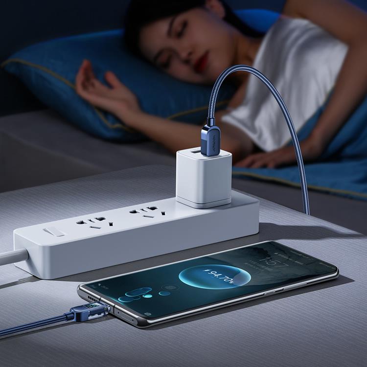Joyroom Joyroom Fast USB-C till USB-C kabel 100W 1.2m - Blå
