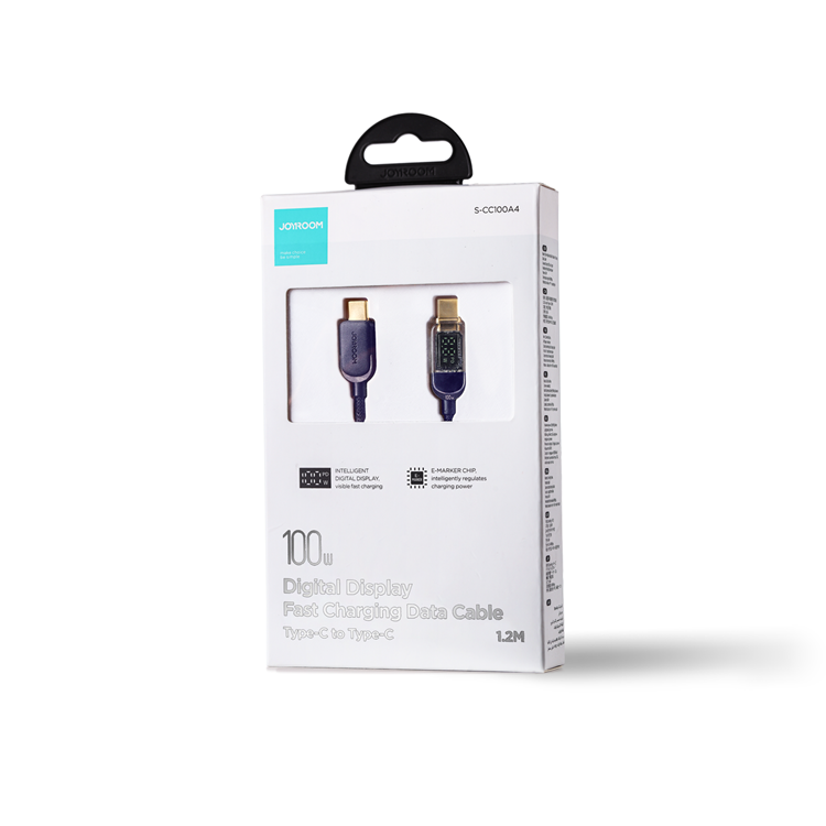 Joyroom Joyroom Fast USB-C till USB-C kabel 100W 1.2m - Blå