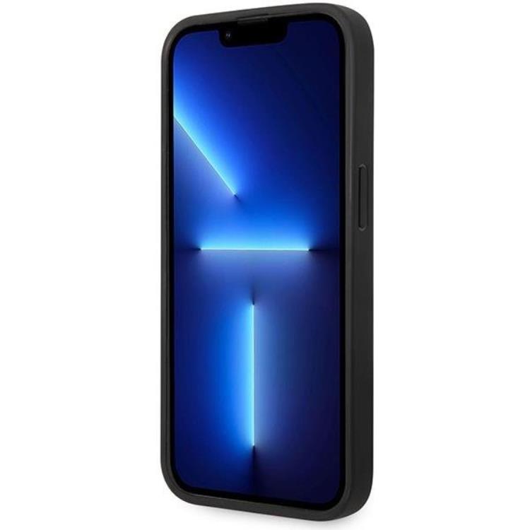 BMW BMW Mobilskal till iPhone 14 Pro Magsafe Läder Diamond - Burgundy