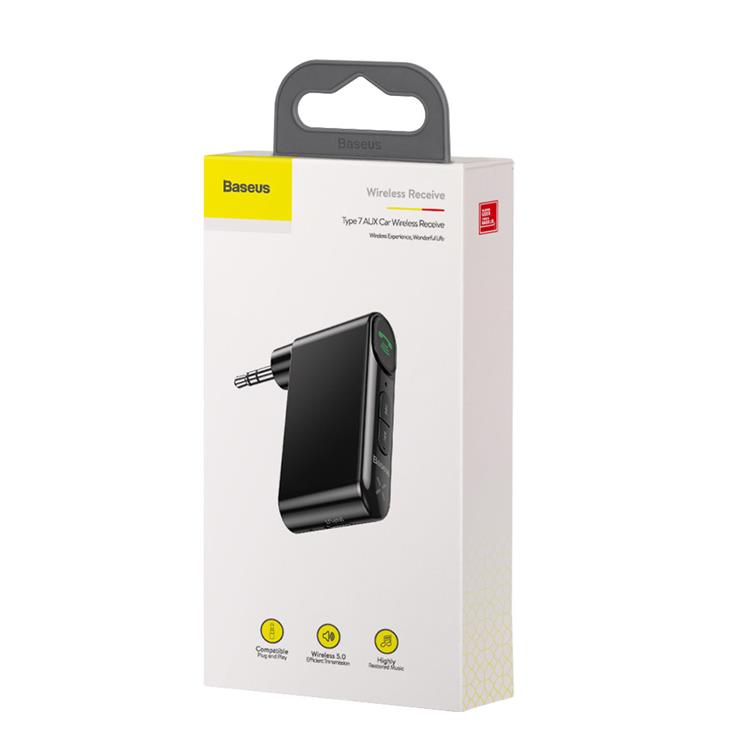BASEUS Baseus Bluetooth AUX Transmitter 145mAh - Svart