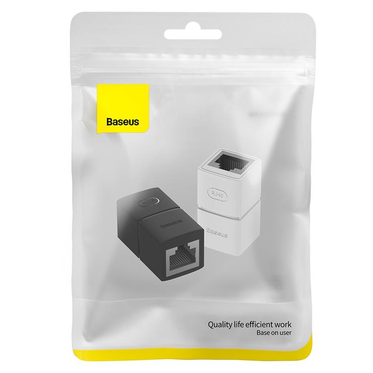 BASEUS Baseus AirJoy Ethernet RJ45 Kabel kontakt 2 Pcs - Svart