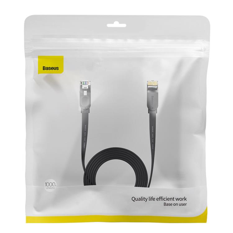 BASEUS Baseus RJ45 Nätverk Kabel 10m High Speed - Svart